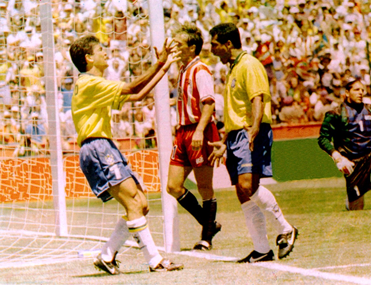 A seleção brasileira em Los Gatos na Copa 1994