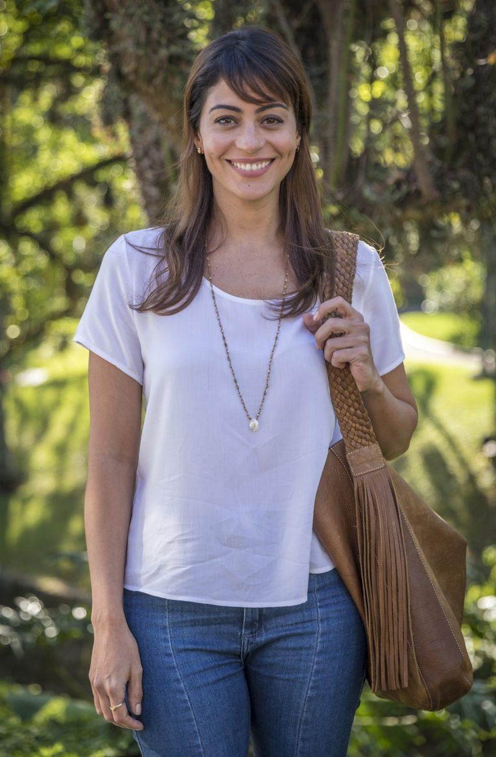 Carol Castro em Órfãos da Terra, 2019. Paulo Belote/Globo. — Foto: Globo
